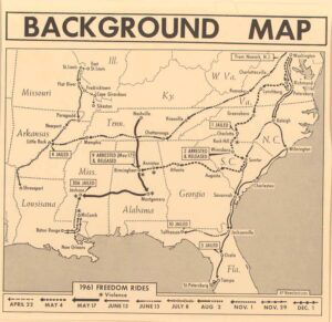 Freedom Rides Map - New Georgia Encyclopedia