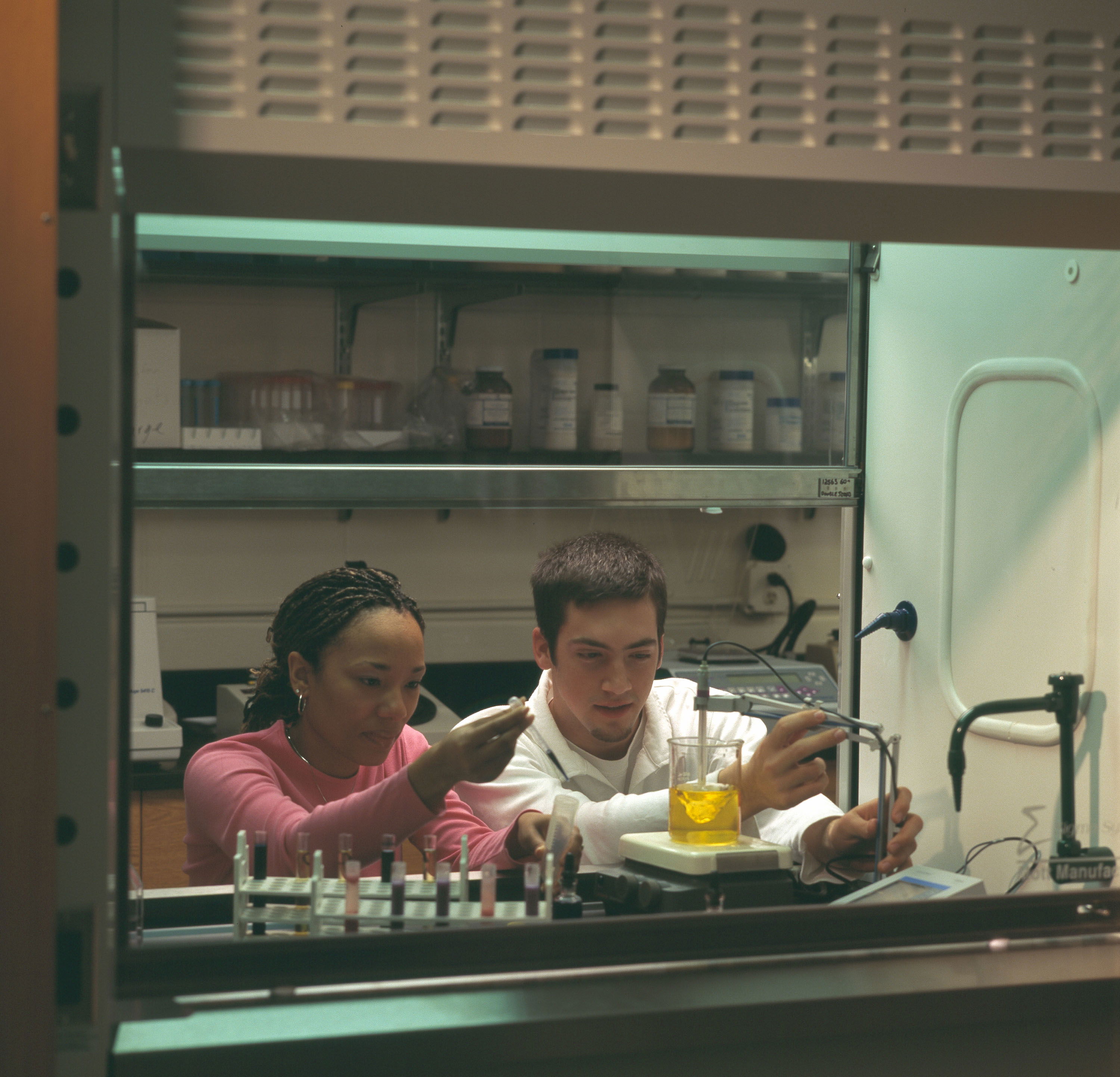 Students in Chemistry Lab