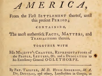 Tailfer’s Title Page
