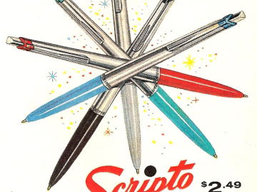 Scripto Inc. Pen Advertisement